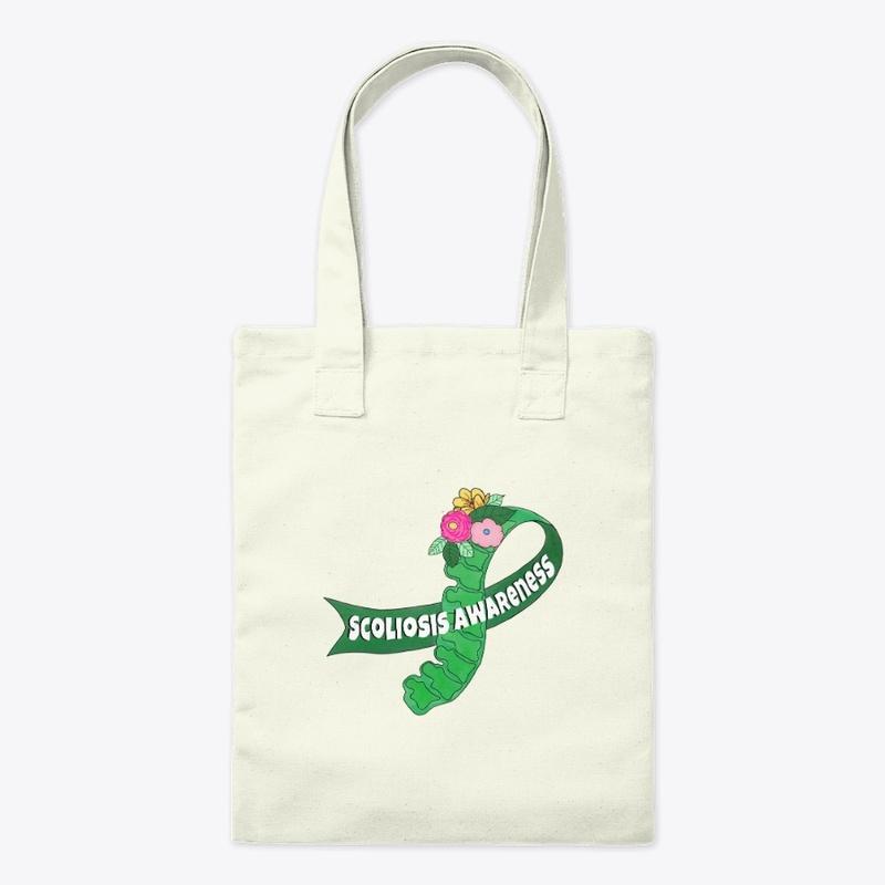 Scoliosis Awareness Tote Bag